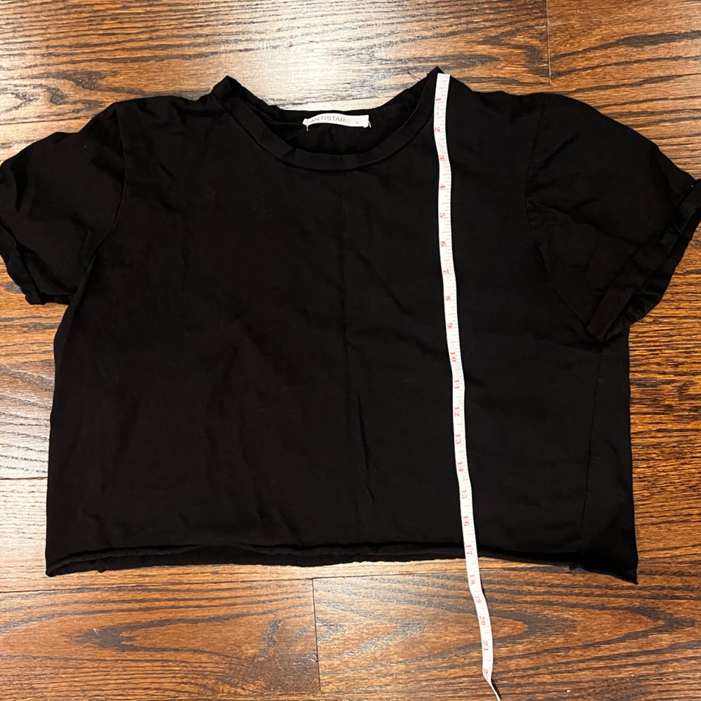 Black crop top